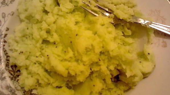 пюре картофельное с киви