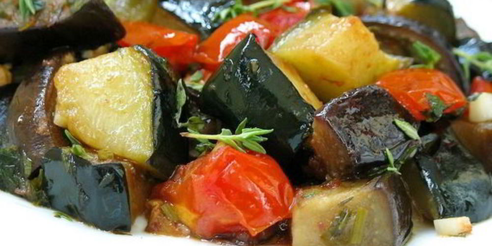 Рецепт ароматное рагу с кабачками и баклажанами