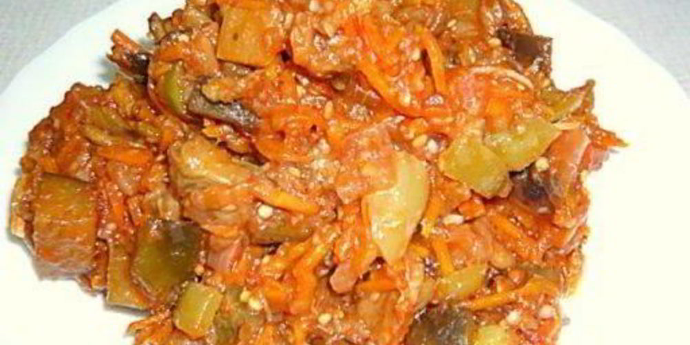 Рецепт баклажановое рагу