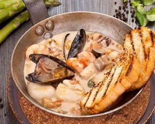 Быстрое рагу из морепродуктов