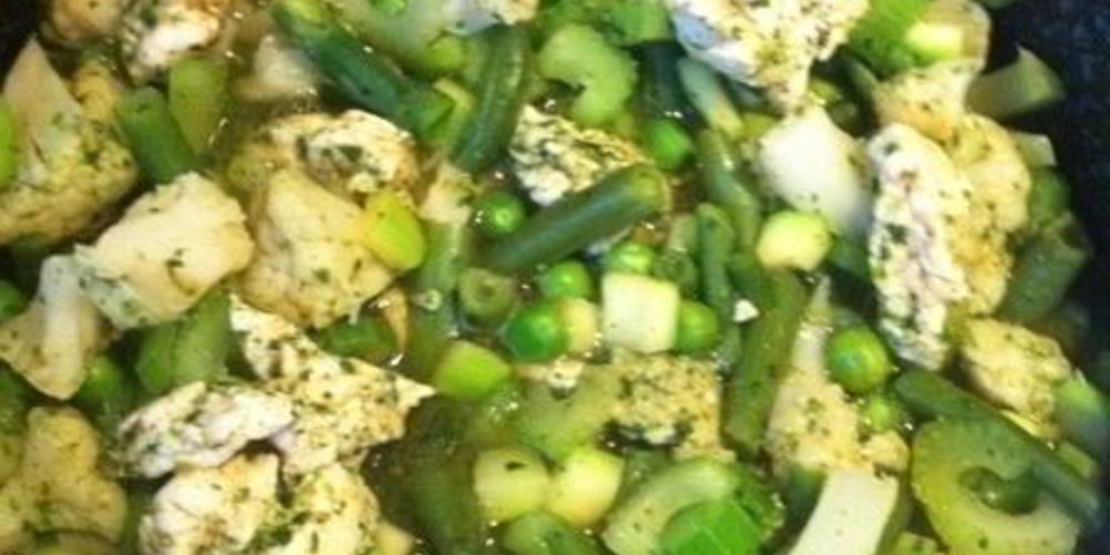 Рецепт быстрое зеленое рагу