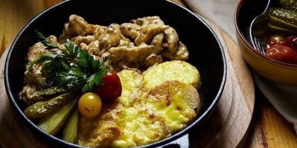 Рецепт фрикасе из курицы с картофелем