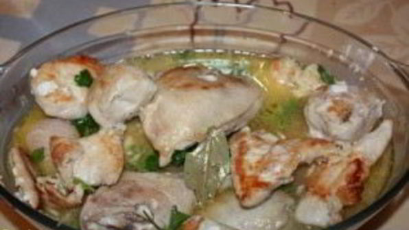 фрикасе по-французски