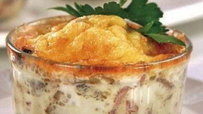 Грибное рагу со сливками