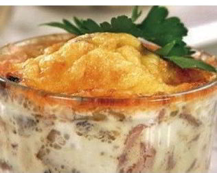 Грибное рагу со сливками