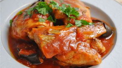Куриное рагу в соево-медовом маринаде