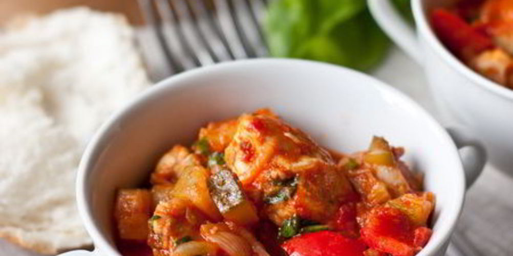 Рецепт курица в овощном рагу