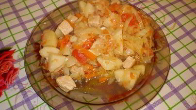 Мясное рагу со свининой