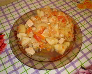 Мясное рагу со свининой