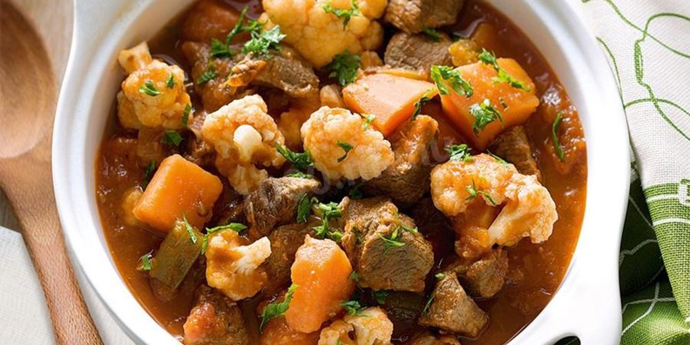Рецепт овощное рагу из баранины