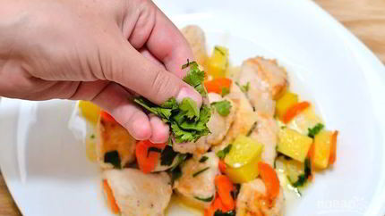 Овощное рагу из куриной грудки