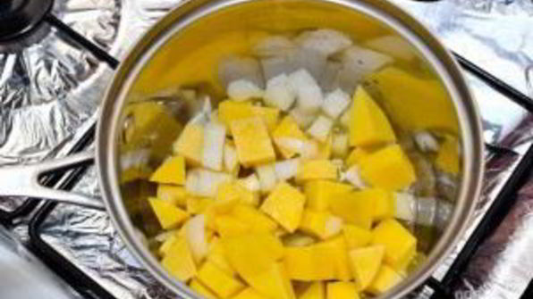 овощное рагу из куриной грудки