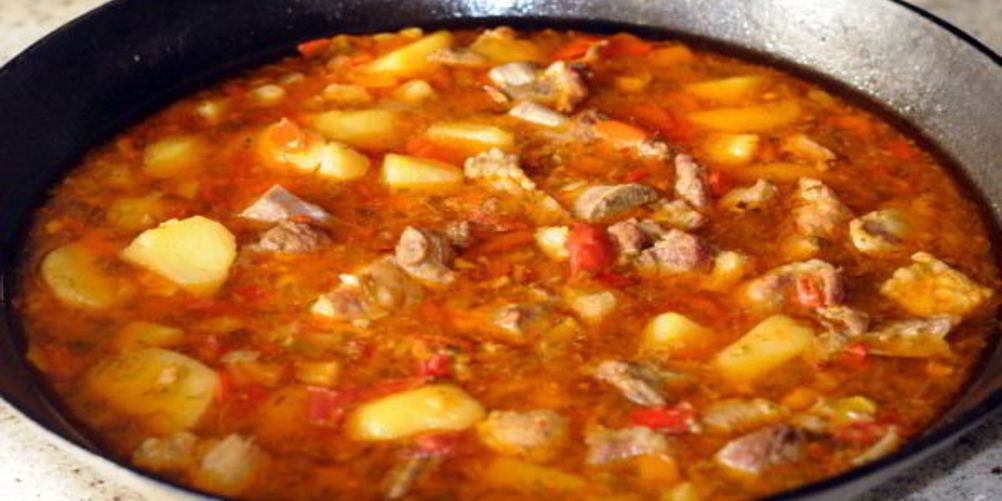 Рецепт овощное рагу с баклажанами, картошкой и мясом