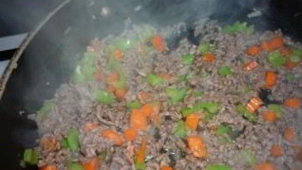 овощное рагу с фаршем