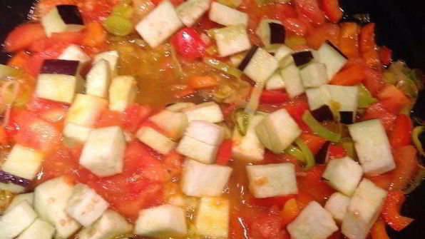 овощное рагу с фасолью