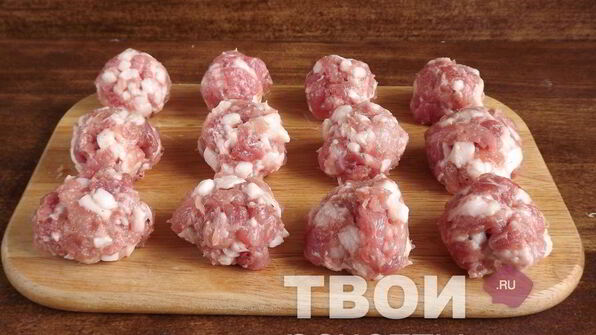 овощное рагу с фрикадельками