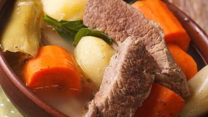 Овощное рагу с говядиной