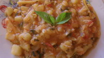 Овощное рагу с кабачком