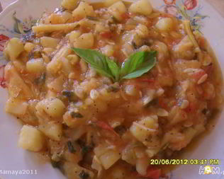 Овощное рагу с кабачком