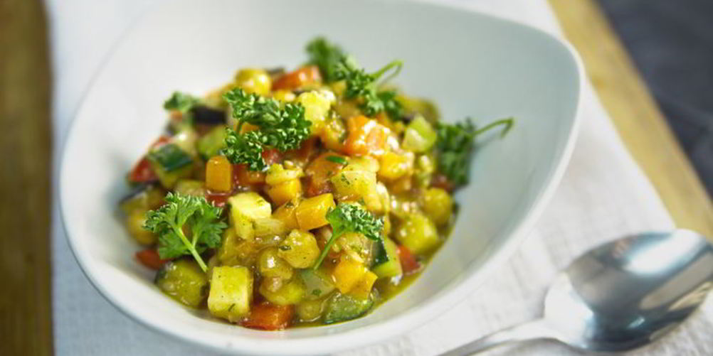 Рецепт овощное рагу с нутом и корицей