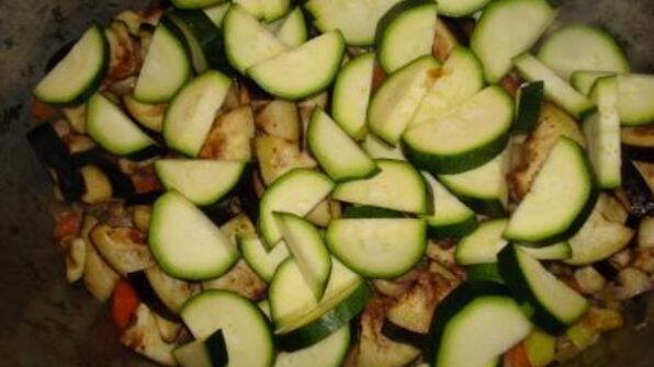 овощное рагу с шампиньонами