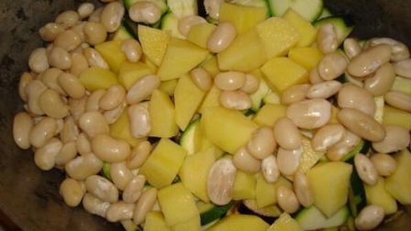 овощное рагу с шампиньонами