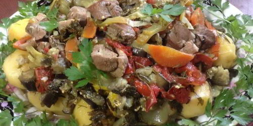 Рецепт овощное рагу с уткой дамлама