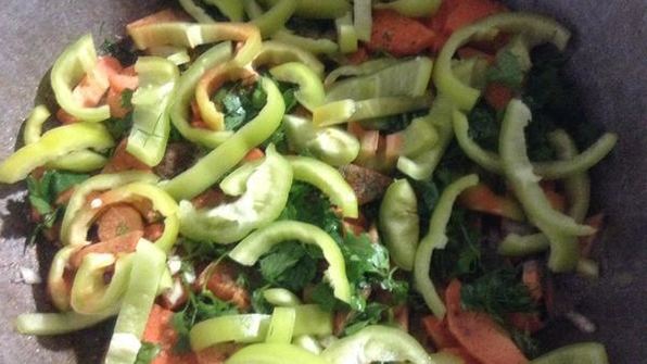 овощное рагу с уткой дамлама