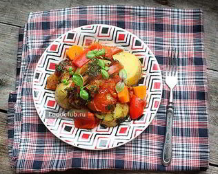 Овощное рагу в духовке