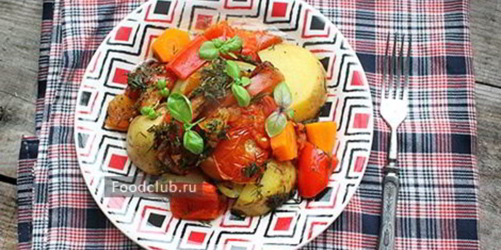 Рецепт овощное рагу в духовке