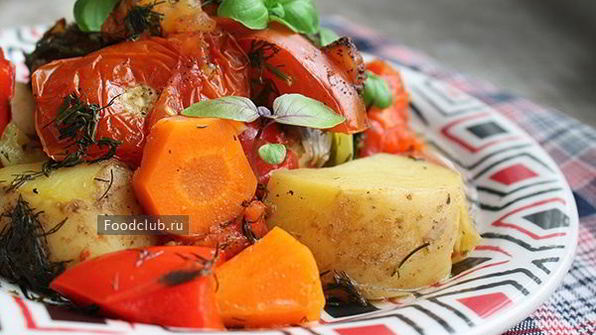 овощное рагу в духовке