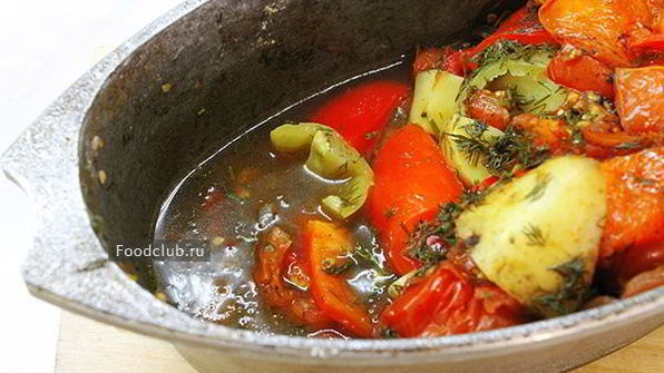 овощное рагу в духовке