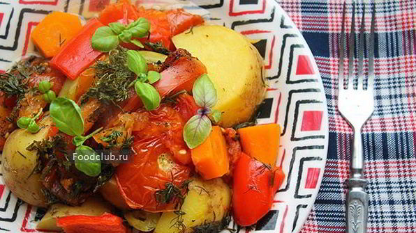 овощное рагу в духовке