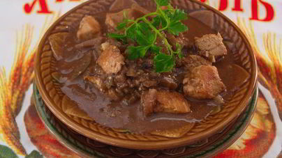 Рагу из баклажан с мясом