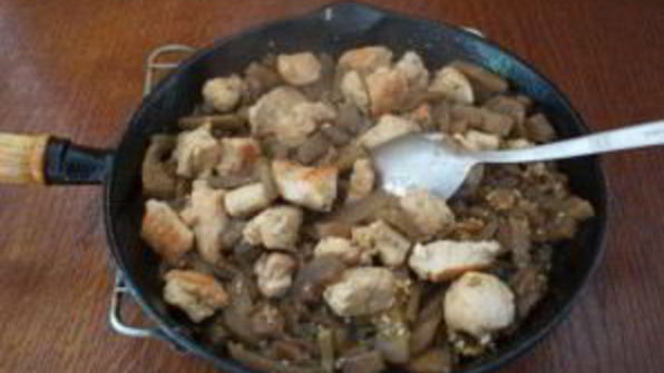 рагу из баклажан с мясом