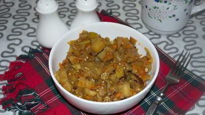 Рагу из баклажанов