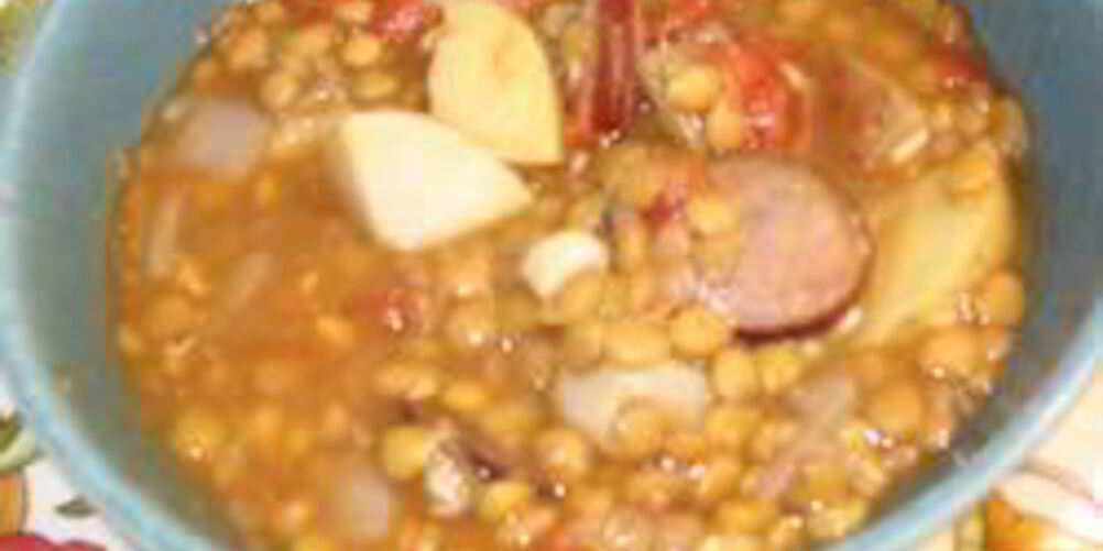 Рецепт рагу из чечевицы