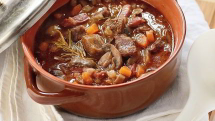 Рагу из говядины с грибами