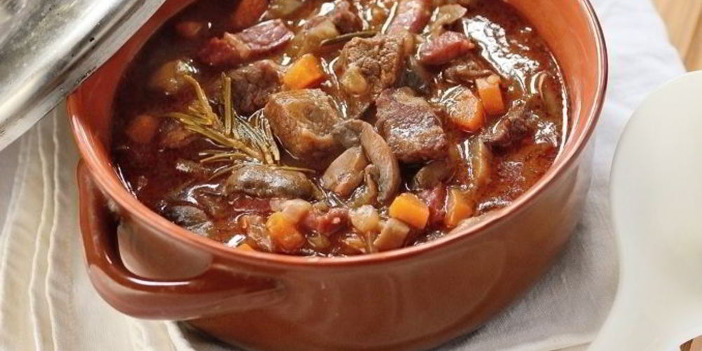 Рецепт рагу из говядины с грибами