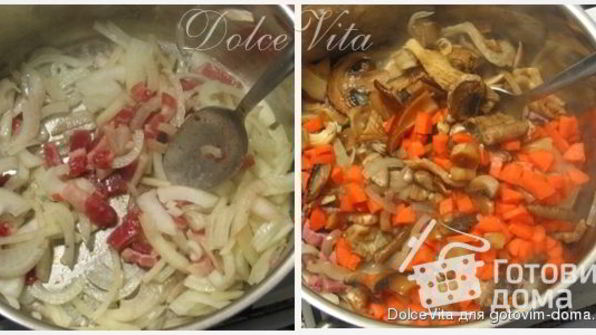 рагу из говядины с грибами