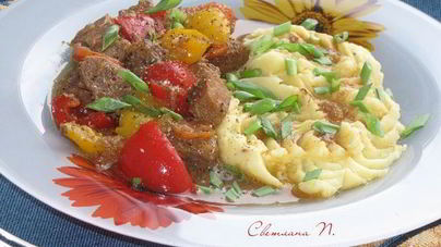 Рагу из говядины в темном пиве