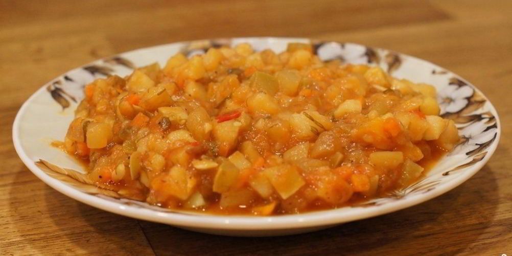 Рецепт рагу из кабачков