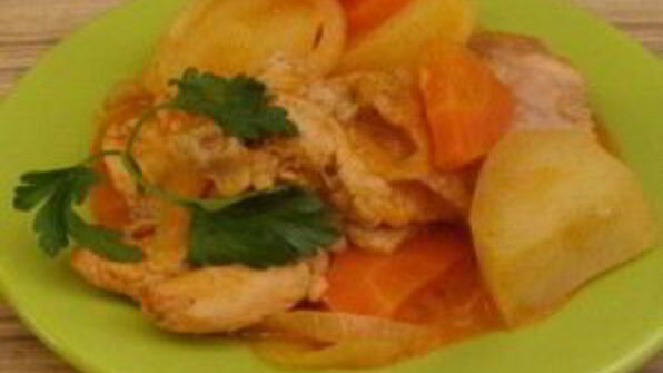 рагу из кролика с картофелем