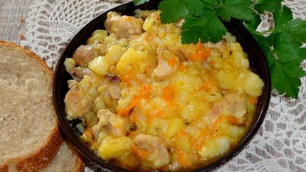 Рагу из кролика с овощами