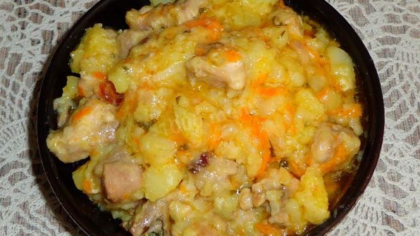 рагу из кролика с овощами