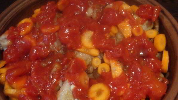 рагу из куриных крылышек