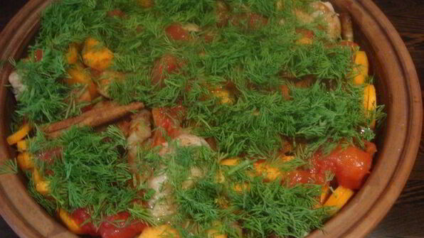 рагу из куриных крылышек