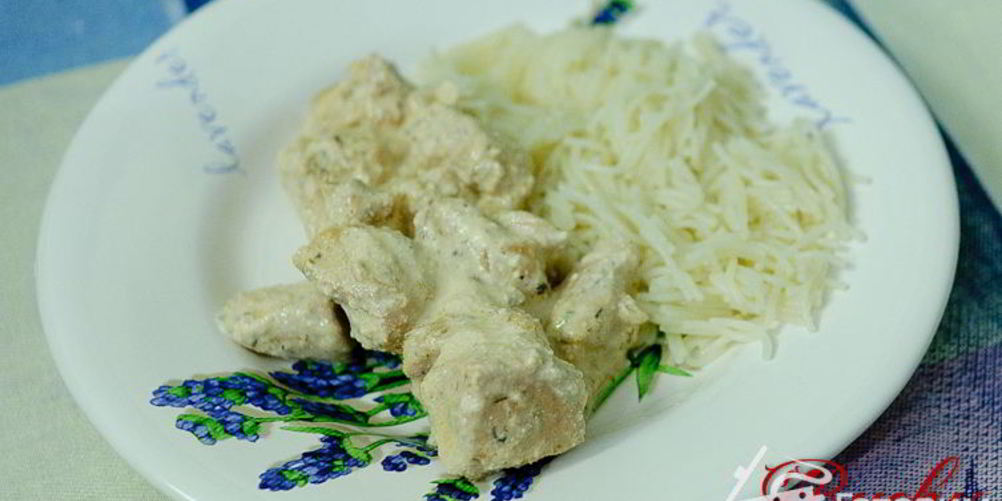 Рецепт рагу из курицы со сливками и можжевельником