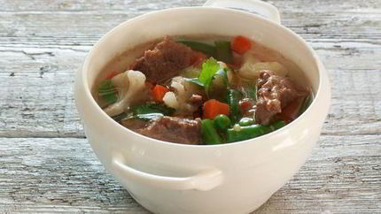 Рагу из мяса баранины с цветной капустой