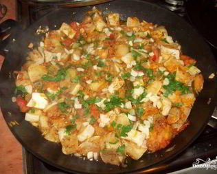 Рагу из патиссонов